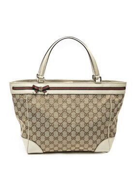 Gucci Mayfair Tote Beige GG Canvas